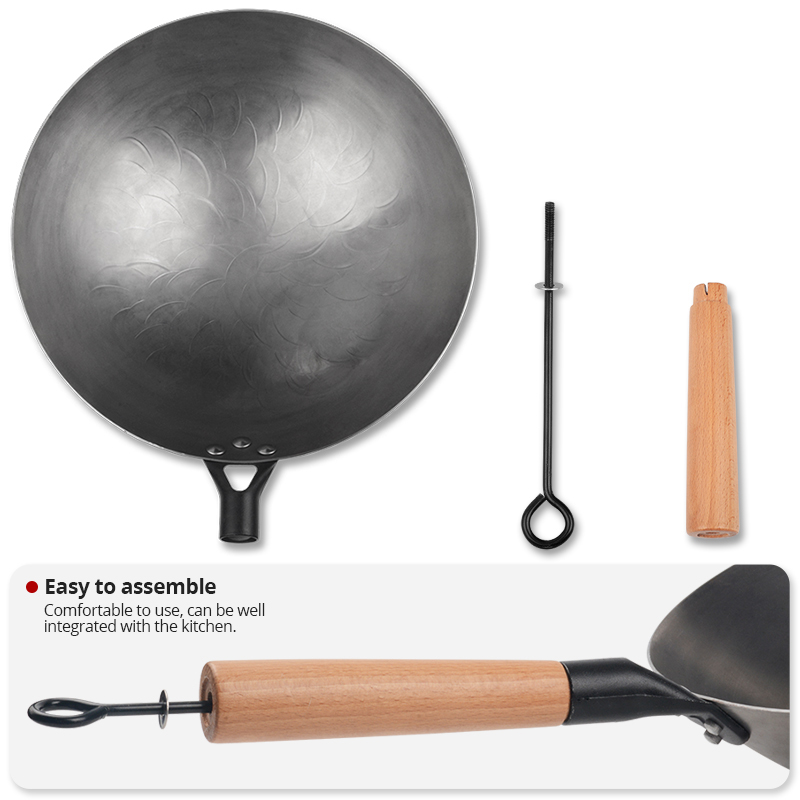 Wok chinois en fer forgé à la  - Cast Iron Corn avis et prix