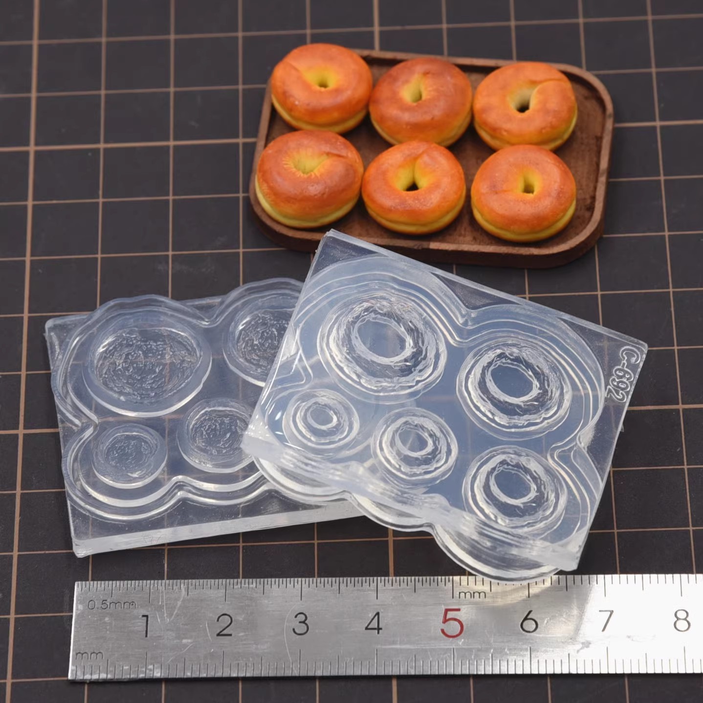 Mini pain de Bagel 3D en argil - Donut Mold Silicone avis et prix